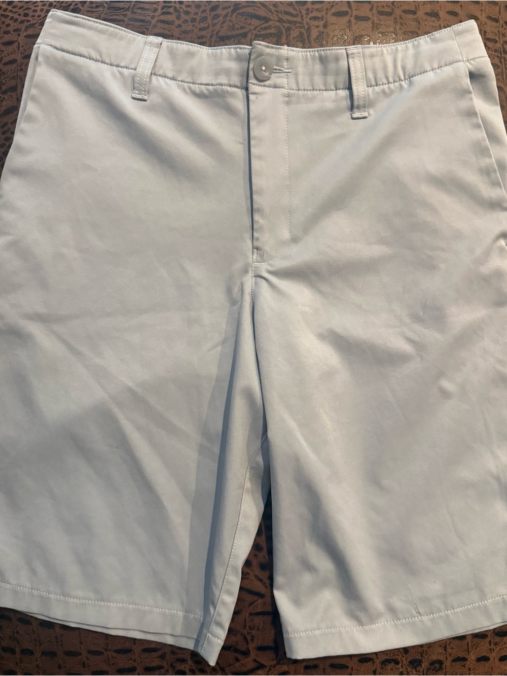 Under Armour Light Gray Kids' Performance Shorts